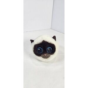 TY Beanie Bouncers -‎ SAMMY the Siamese Cat [3 inch] - Bouncy Toy Ball